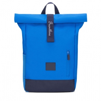 REACH&Prop65 compliant rPET 600D polyester rolltop rucksack backpack bag for pre-school boys