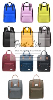 Versatile girls daypack laptop travel backpack bag