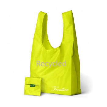 Go green - rPET foldable shopping tote bag