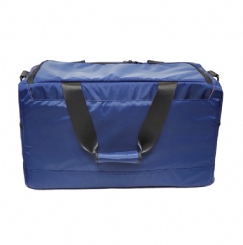 TSA approved blue nylon weekender duffel bag,trainning duffle bags