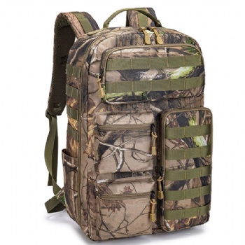 Large tactical realtree camouflage outdoor hunting backpack equipment bag