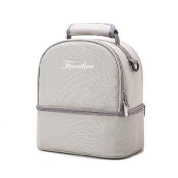 Fashionable compact mammy's cooler backpack bag for baby's milk bottles