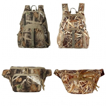 Classic durable realtree camouflage blind bag rucksack hunting gear backpack