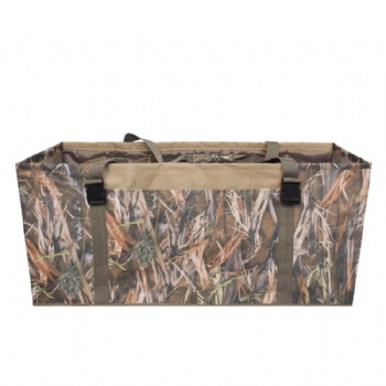 Portable realtree camo decoy bag tree camouflage dry foliage tote duffel carrier with 12 slots for hunting,birdwatching etc