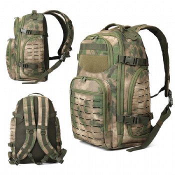 China factory direct 30L A-tacs green camo tactical MOLLE military pack Daypack hiking backpack rucksack bag