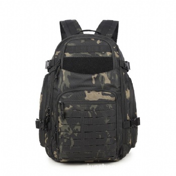 China BAG factory black camo tactical MOLLE military pack bag for army,fishing,climbing,hiking,travelling etc