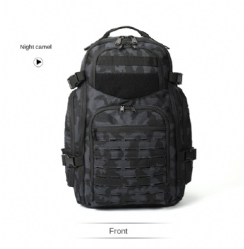 Newest black camouflage 30L Tactical MOLLE rucksack army backpack bag