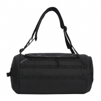 Black Tactical Sports Barrel Gym Duffel bag backpacks