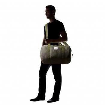 Military tough olive drab 600D Polyester barrel duffel Bag Round Gym Bag