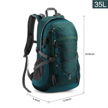 Compact lightweight high quality 35L hiking trekking backpack