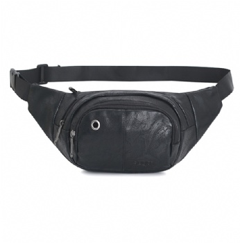 Quality Vintage PU leather fanny packs fake leather bum bags unisex