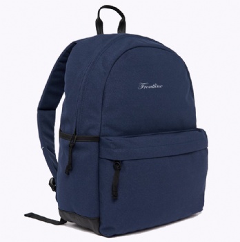 Substantial Olive Drab Canvas School Bag Backpack Classic Rucksack Unisex