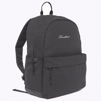 Substantial Olive Drab Canvas School Bag Backpack Classic Rucksack Unisex