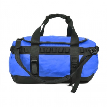 Waterproof tarpaulin travelling duffle bag outdoors gym bag with dual backpack straps