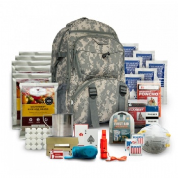 Digital Camo Water Repellent Emergency 5 Day Survival Backpack Kit