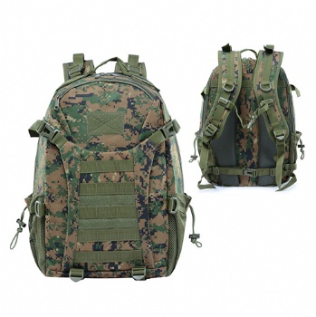 Heavy duty camouflage rucksack survival kit backpack for fishing,hunting,hiking,camping,prepareness