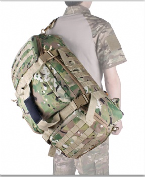 Large 60L multi-functional camouflage 3-in-1 backpack duffle bag