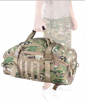 Large 60L multi-functional camouflage 3-in-1 backpack duffle bag