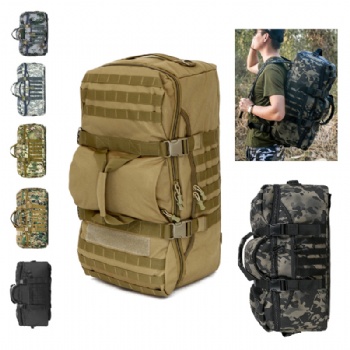 Large 60L multi-functional camouflage 3-in-1 backpack duffle bag