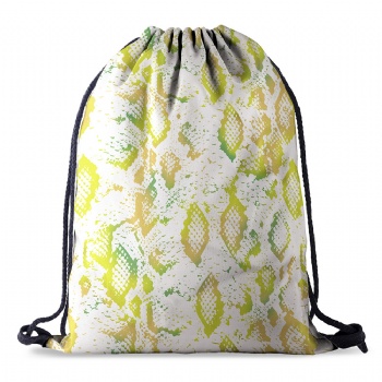 Women's Digital Printing Draw String Backpack Printed Rucksack Bag