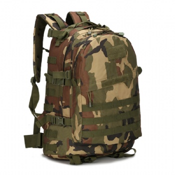 Classic woodland camouflage military backpack army tactical MOLLE rucksack bags