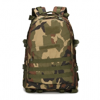 Classic woodland camouflage military backpack army tactical MOLLE rucksack bags