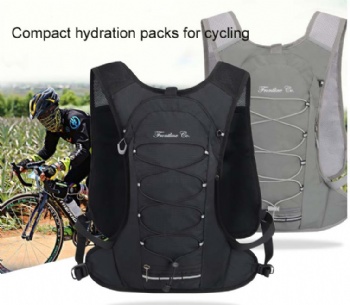 Light outdoor girls cycling running hydration backpacks with 2L 3L TPU leakproof water bladder