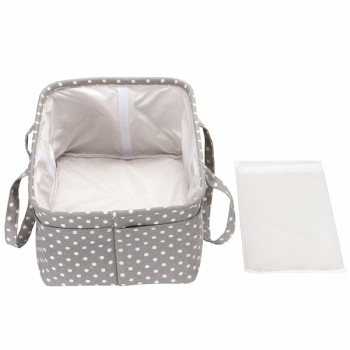 Portable Carry-on Storage Basket Packing Organizer for Maternity and Baby Diapers