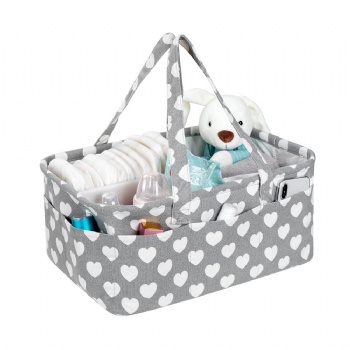 Portable Carry-on Storage Basket Packing Organizer for Maternity and Baby Diapers