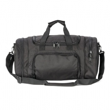 Big 24 inches solid black carry-all travel duffel bags military style carrying bags