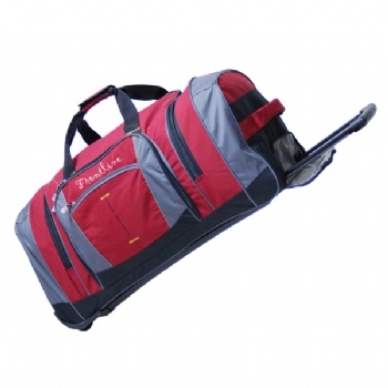 Large 31 inch rolling upright duffel bag rugged made