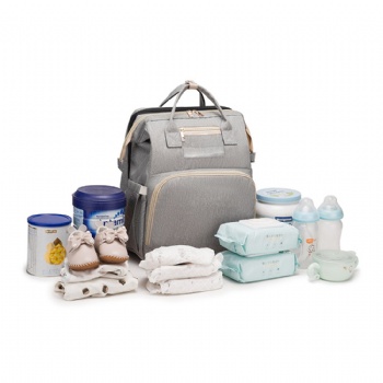 Trendy 3 in 1 Diaper Bag Backpack Travel Bassinet Portable Baby Bed