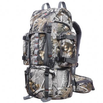 Large capacities Mountaineering Bag 80L Backpack Outdoor Bionic Camouflage Backpack Hiking Bag