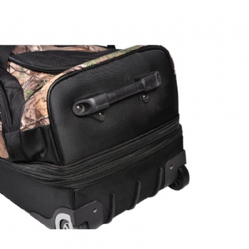 30 inch realtree camo rolling upright duffel luggage bag wheeled travelbag with double deckers