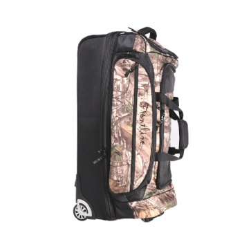 30 inch realtree camo rolling upright duffel luggage bag wheeled travelbag with double deckers