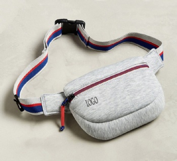 Soft nylon waist belt bag bum bags neoprene fanny packs