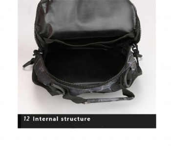 Tactical one shoulder crossbody rucksack sling backpack for military fans