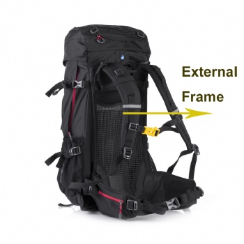 50L(45+5) waterproof backpacking bag hiking bag backpack