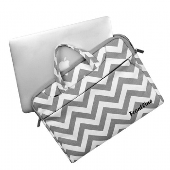 Shockproof sponge cushioning chevron style MacBook / laptop / notebook / Ultrabook computer shoulder briefcase bag