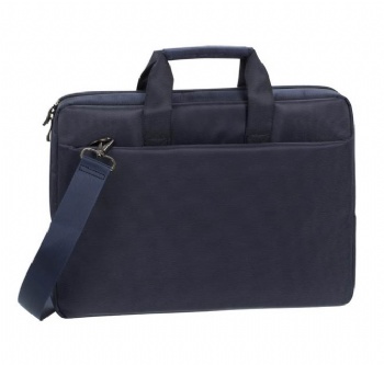 Blue slim laptop briefcase men's office bag travel shoulder computer bag