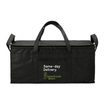 Large delivery cooler tote lightweight foil insulated transporting storage bag