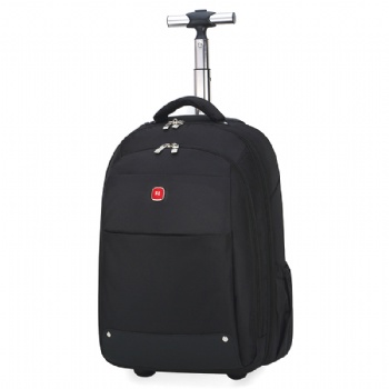 Men's Nylon Laptop Backpack Bag on Wheels