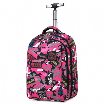 Full digital printing backpacking wheeling backpacks bags customizable