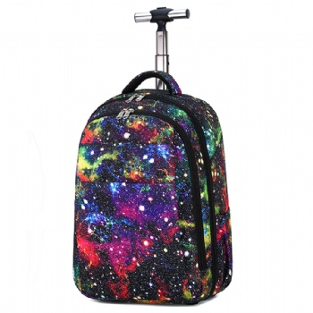 Full digital printing backpacking wheeling backpacks bags customizable