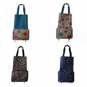 Mini to max wheeled shopping bag foldable