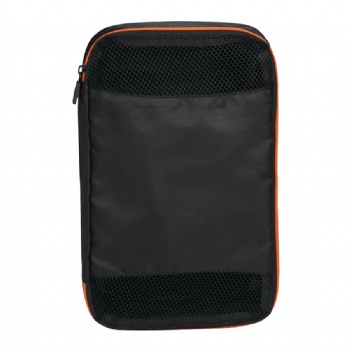 Compact three-piece set of polyester packing cubes