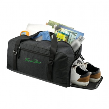 Eco duffel bag for outdoor adventures