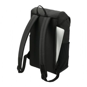 Top loading recycled polyester computer laptop backpack