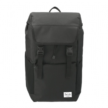 Top loading recycled polyester computer laptop backpack
