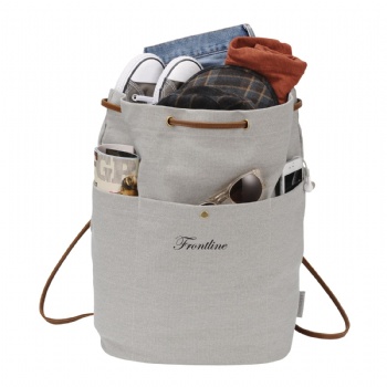 Female's Cotton Canvas Convertible Tote Backpack